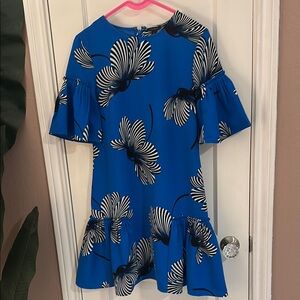 Ann Taylor Factory Abstract Floral Dress